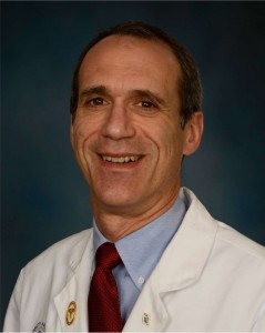 Dr Michael Donnenberg in white coat 