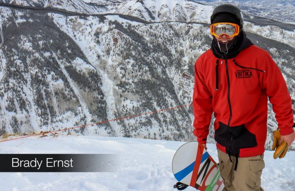 Brady Ernst moved to Colorado where he worked as a phlebotomist and gained 50 days a season on his snowboard.