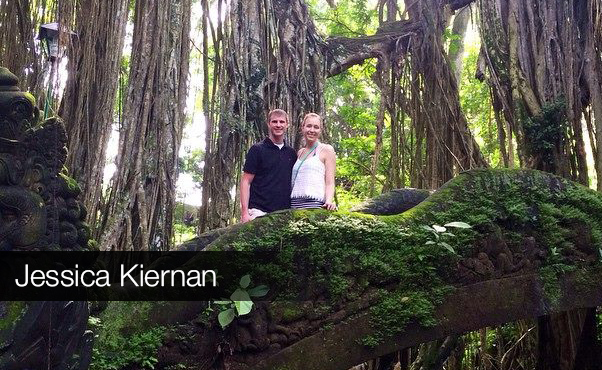 Jessica Kiernan visited the Ubud Monkey Forest while in Bali, Indonesia, as part of a site visit on its rabies vaccination program.