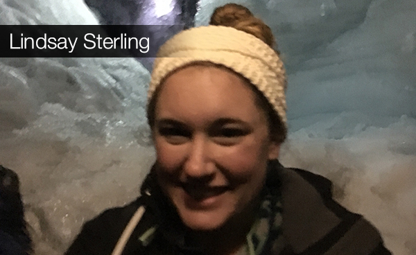 Lindsay Sterling visited Iceland where she toured the inside of the Langjökull glacier.
