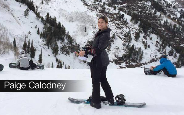 Paige Calodney trained for six weeks in Whistler, Canada, to become a Level 1 snowboard instructor.