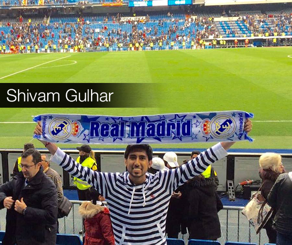 Shivam Gulhar’s passion for soccer took him to Madrid, Spain, to see international superstar Cristiano Ronaldo.
