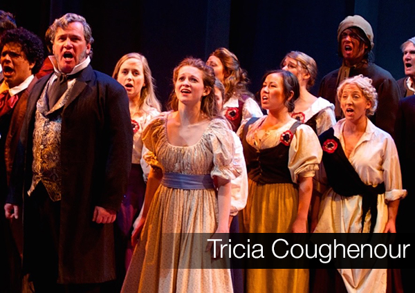 Tricia Coughenour played Cosette from Les Miserables four times a week during her senior year of college.