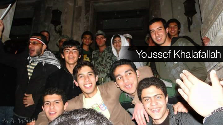 Youssef Khalafallah grew up in Egypt and took part in the country’s 2011 and 2013 revolutions.