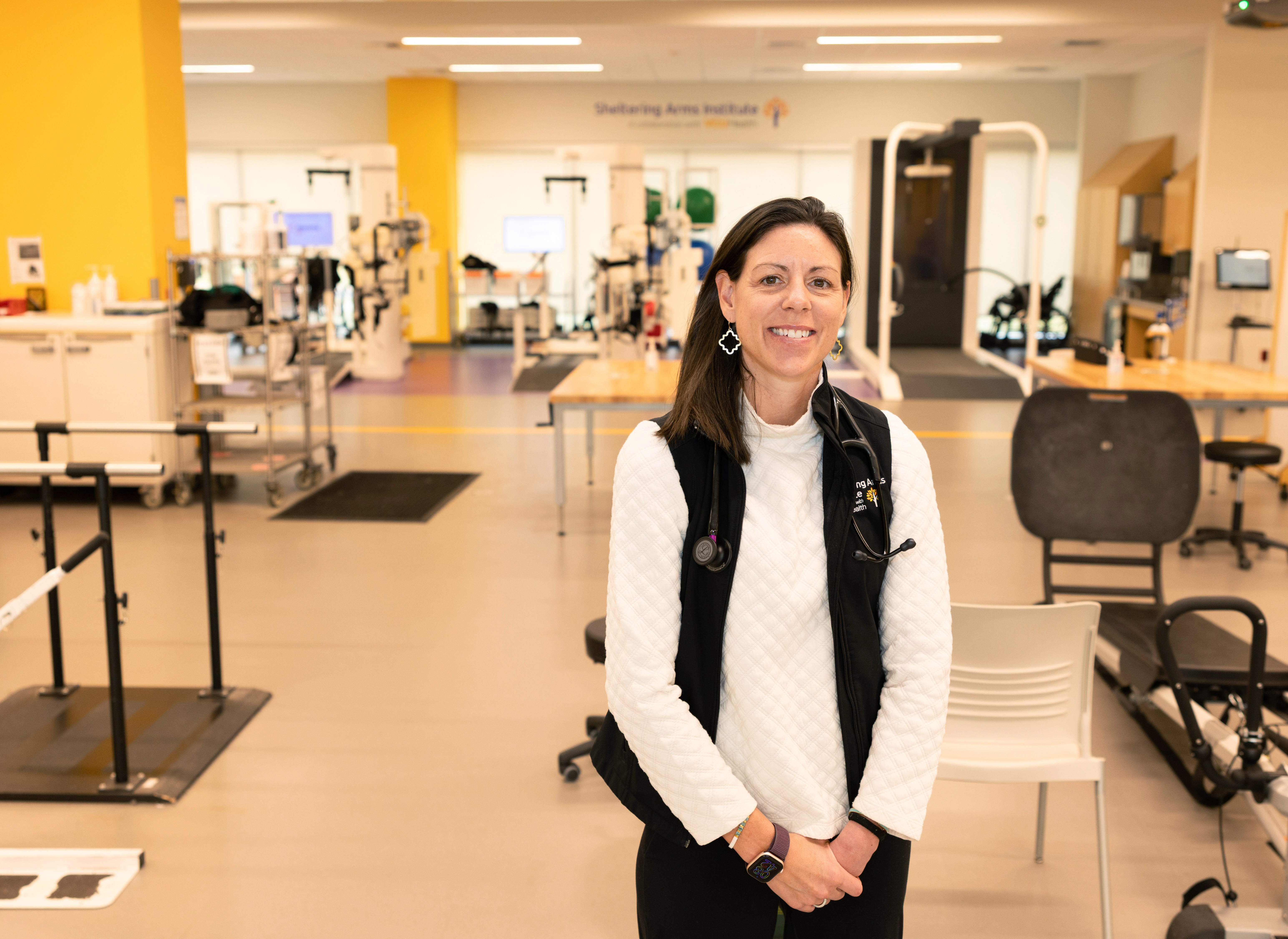 School of Medicine alumna Jessica Hupe, M.D., serves as residency director of the Department of Physical Medicine and Rehabilitation and holds the Carl W. LaFratta, M.D., Professorship. (Photo by Daniel Sangjib Min, MCV Foundation)