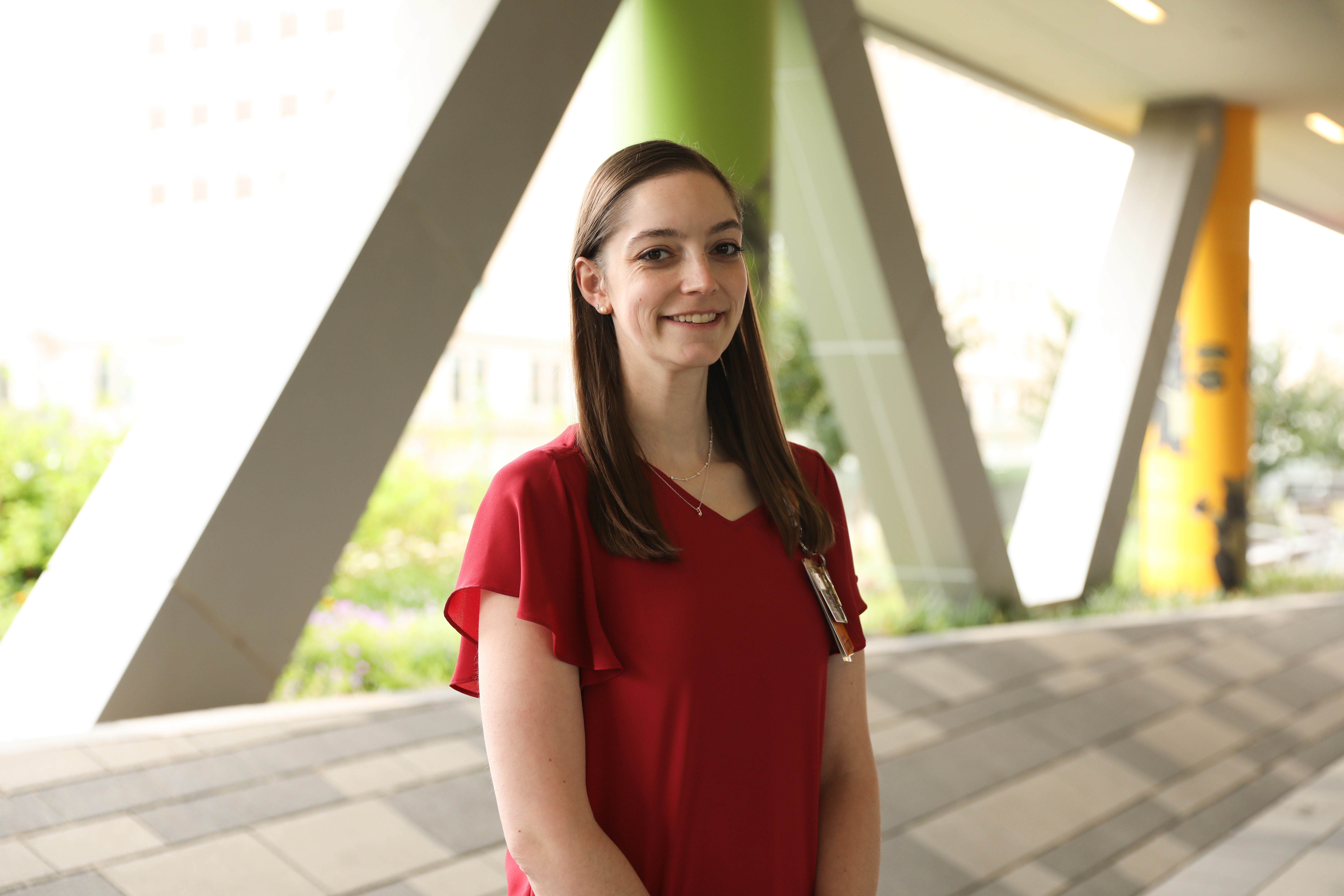 Chief pediatrics resident Allison Shaw, M.D. (Photo by Arda Athman, School of Medicine)