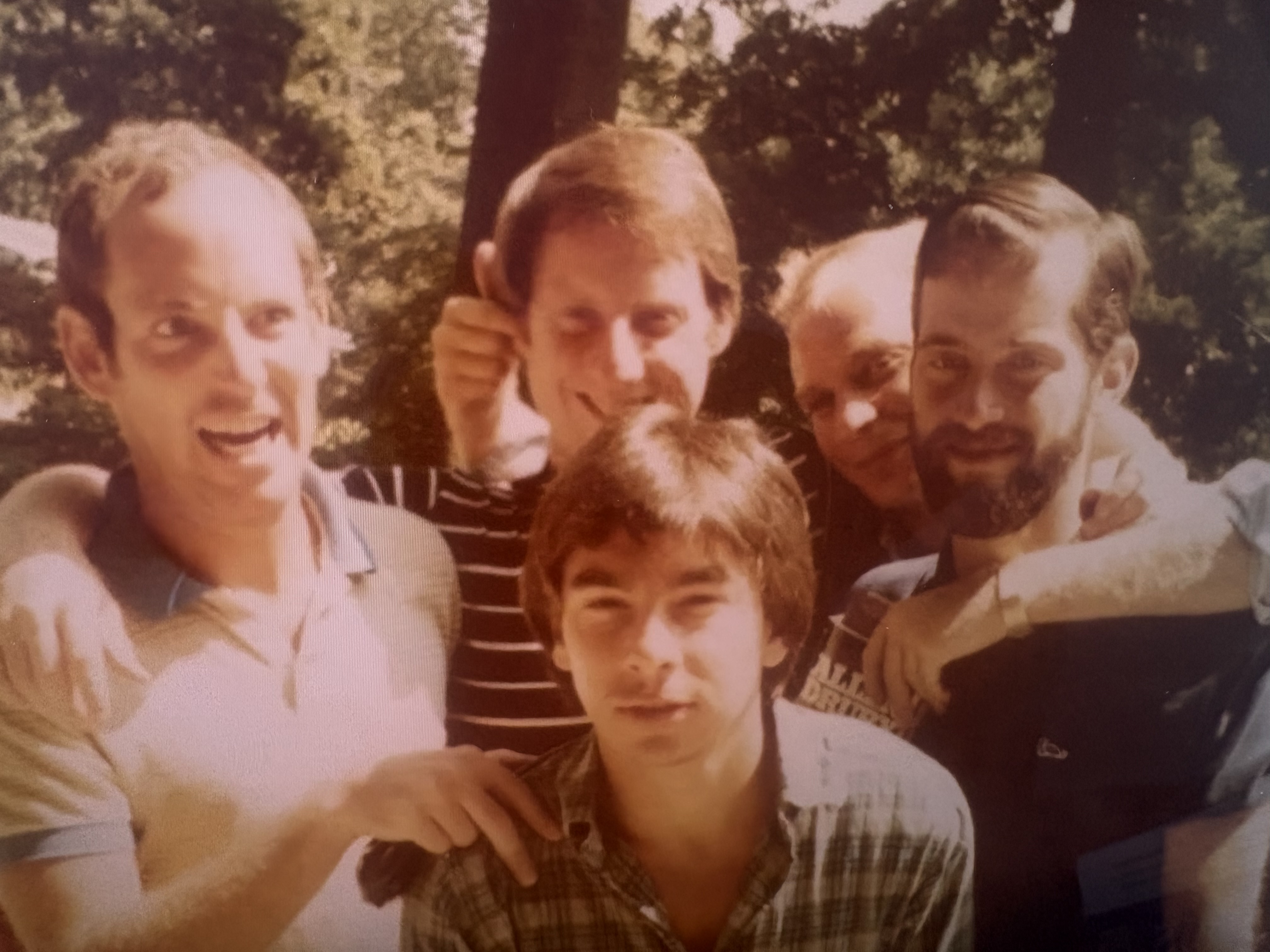 Class of 1981’s Richard M. “Rick” Rubenstein, M.D., William M. “Bill” Goldstein, M.D., Peter R. Fried, M.D., Mark Ende, M.D., and Anton M. Allen Jr., M.D.