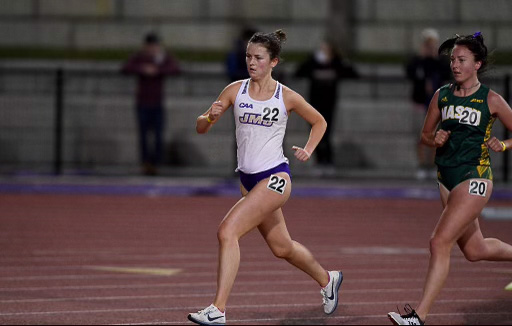  Meredith Beaver ran on JMU’s cross country and track teams. 