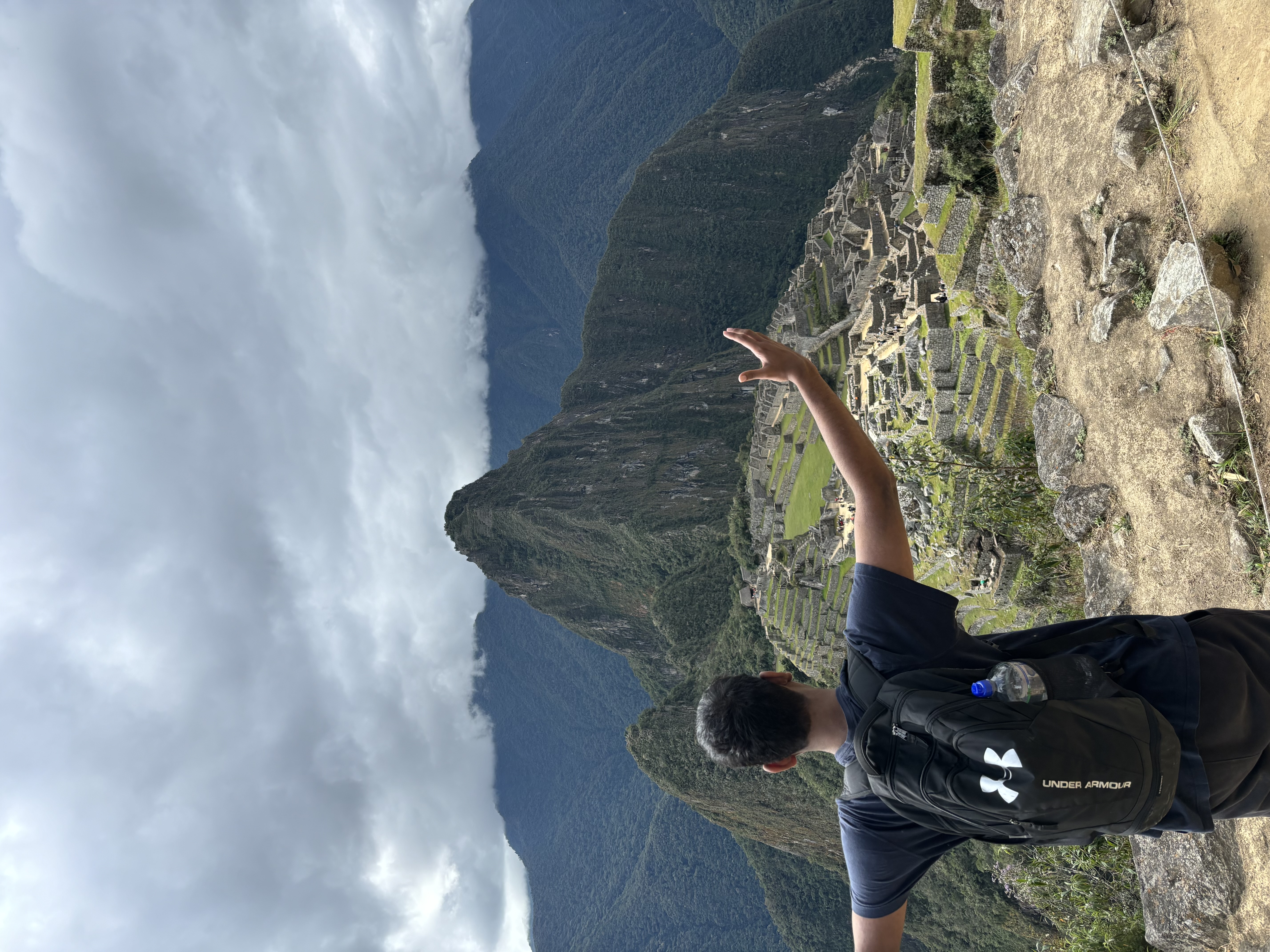  Bilhan Chagari hiked Machu Pichu. 