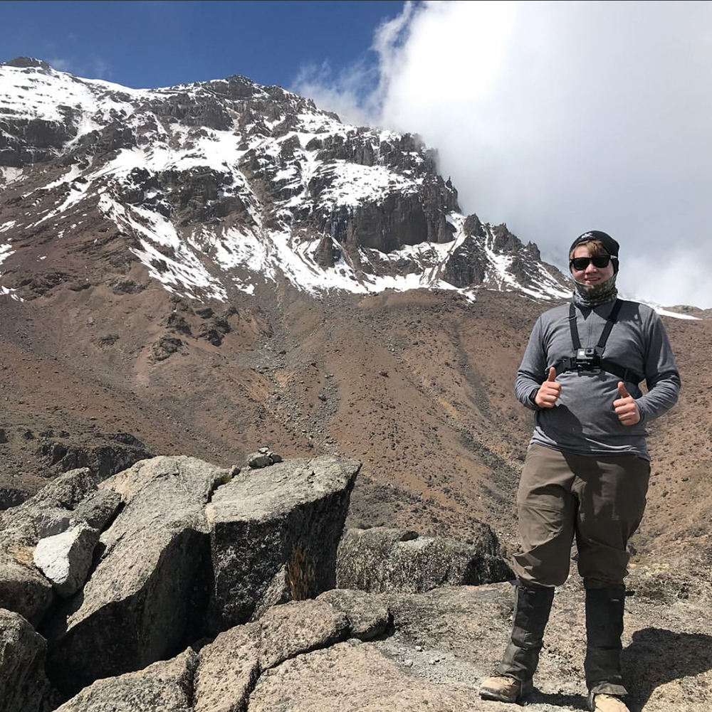  John Kothmann enjoys hiking and summited Mount Kilimanjaro, the fourth tallest peak in the world. 