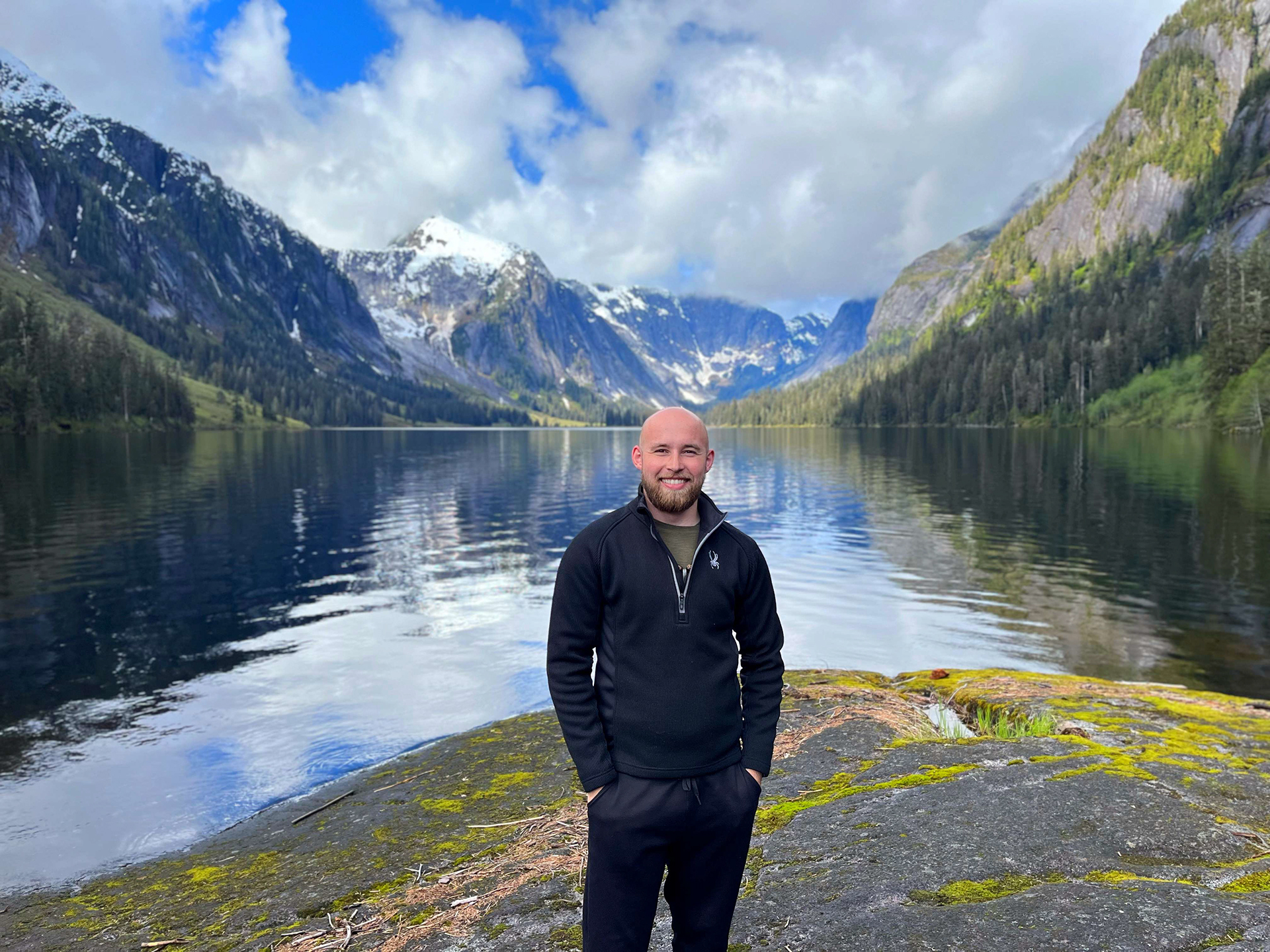  Jared Stewart traveled solo to Alaska and camped near Mount Rainier in the Olympic National Park. 