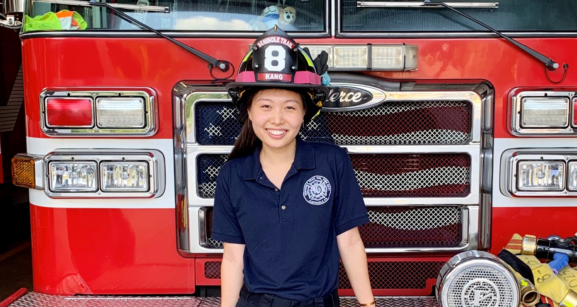  Julianna Kang is a firefighter and classically trained violinist. 