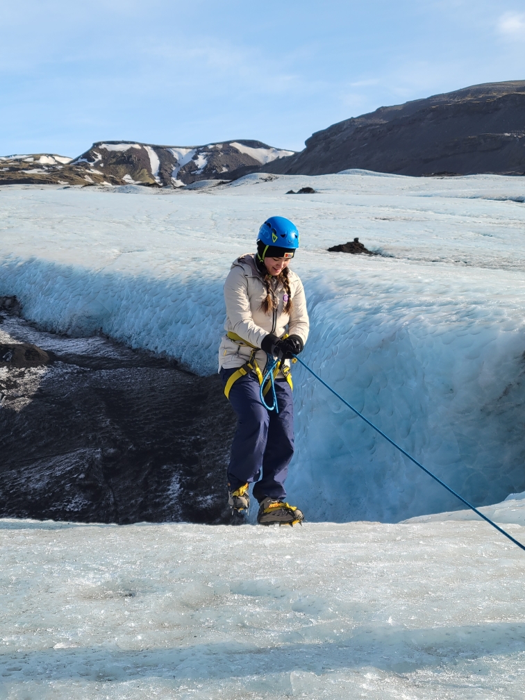  Brigitte Lieu has hiked three U.S. national parks, the Berchtesgaden Alps and rapelled down a glacier crevasse in Iceland. 