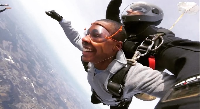  Jaren Jackson went skydiving on his 23rd birthday without telling his parents and will be the first doctor in his family. 