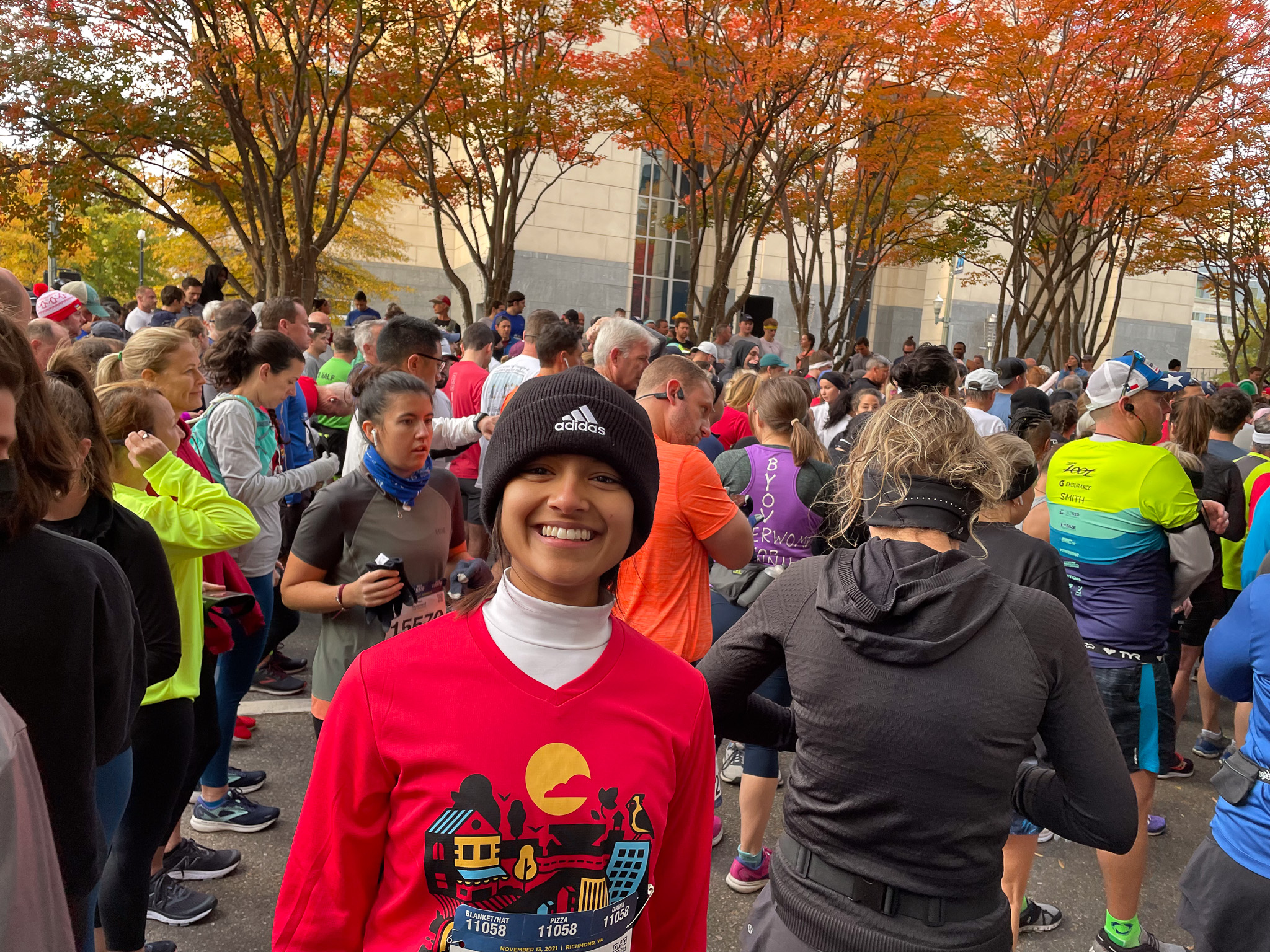  Raveena Joshi loves to run, including the Richmond Half Marathon. 