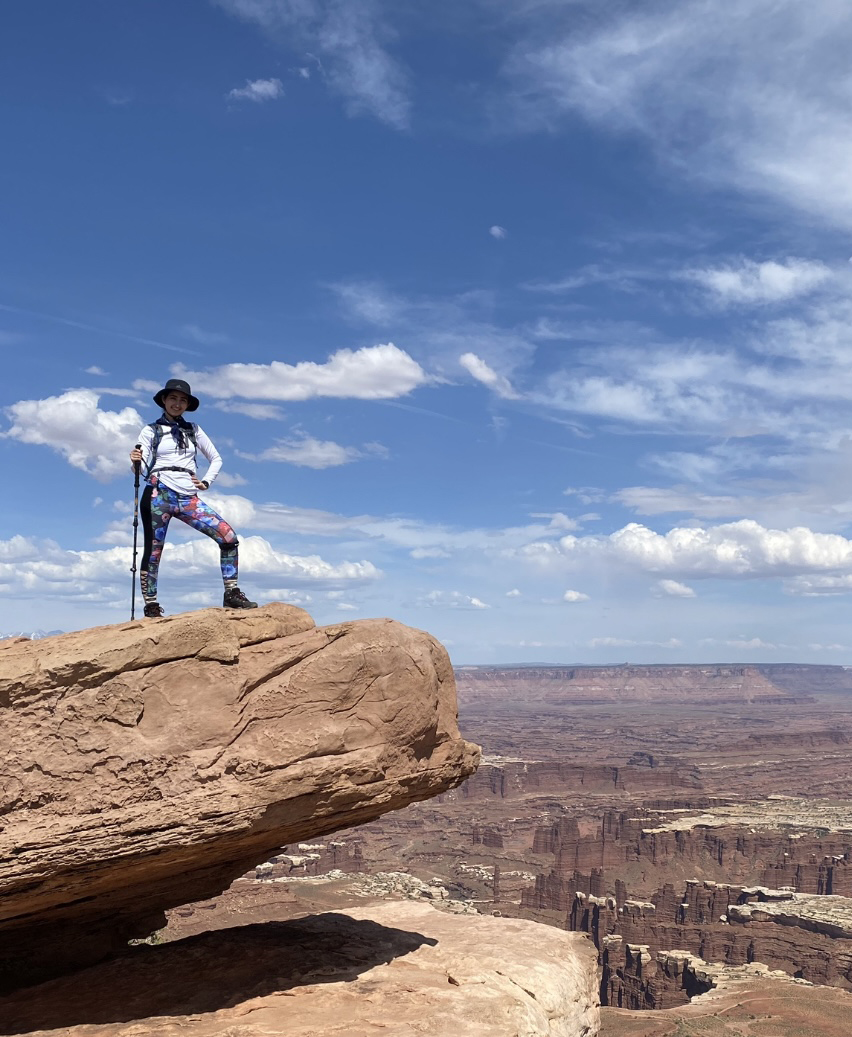  Sarah Abouassali visited 10 national parks this summer and is teaching herself how to read Arabic. 