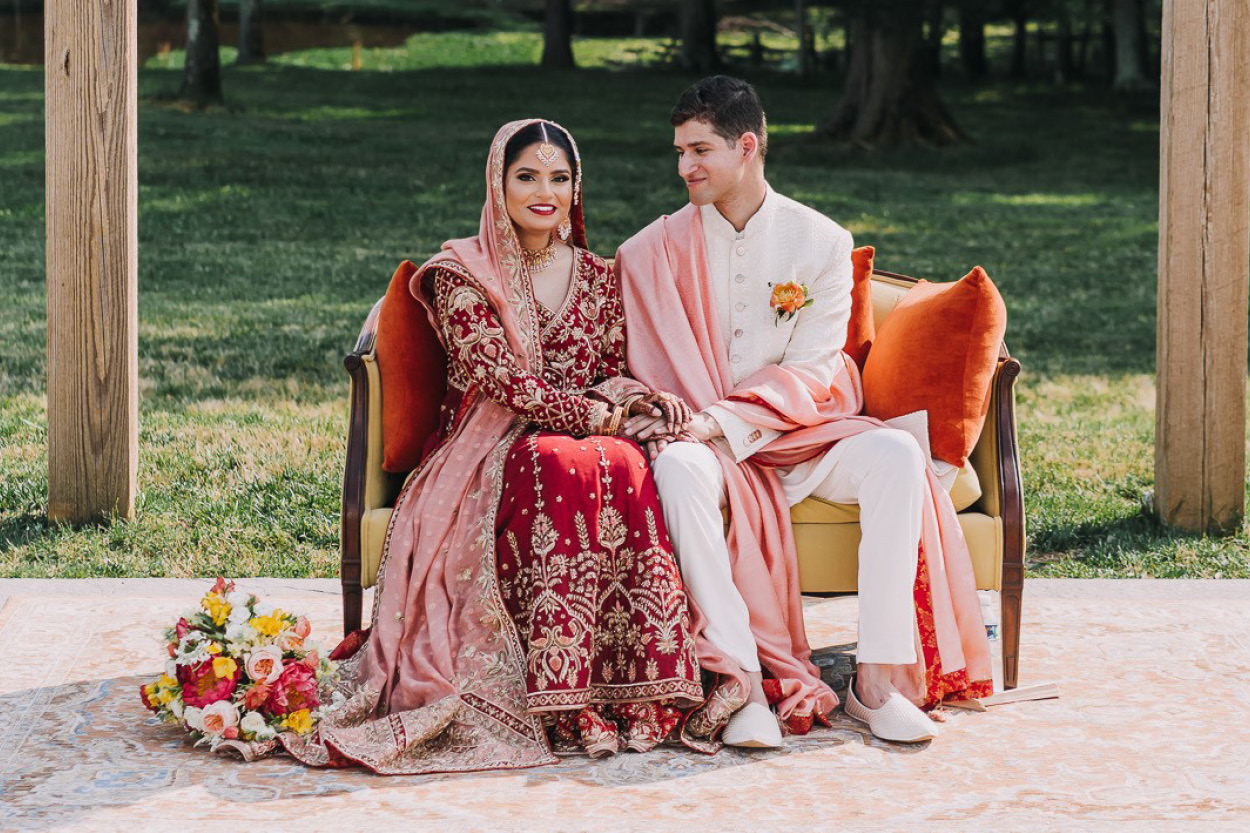  Hiba Vohra and her husband, an incoming School of Dentistry student, married in June. Photo by The Wedding Laddu. 