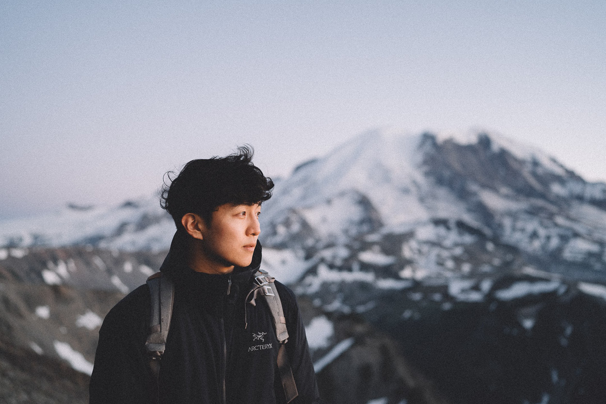  Kevin Han, pictured in Mount Rainier National Park, traveled through Asia as a freelance photographer. 