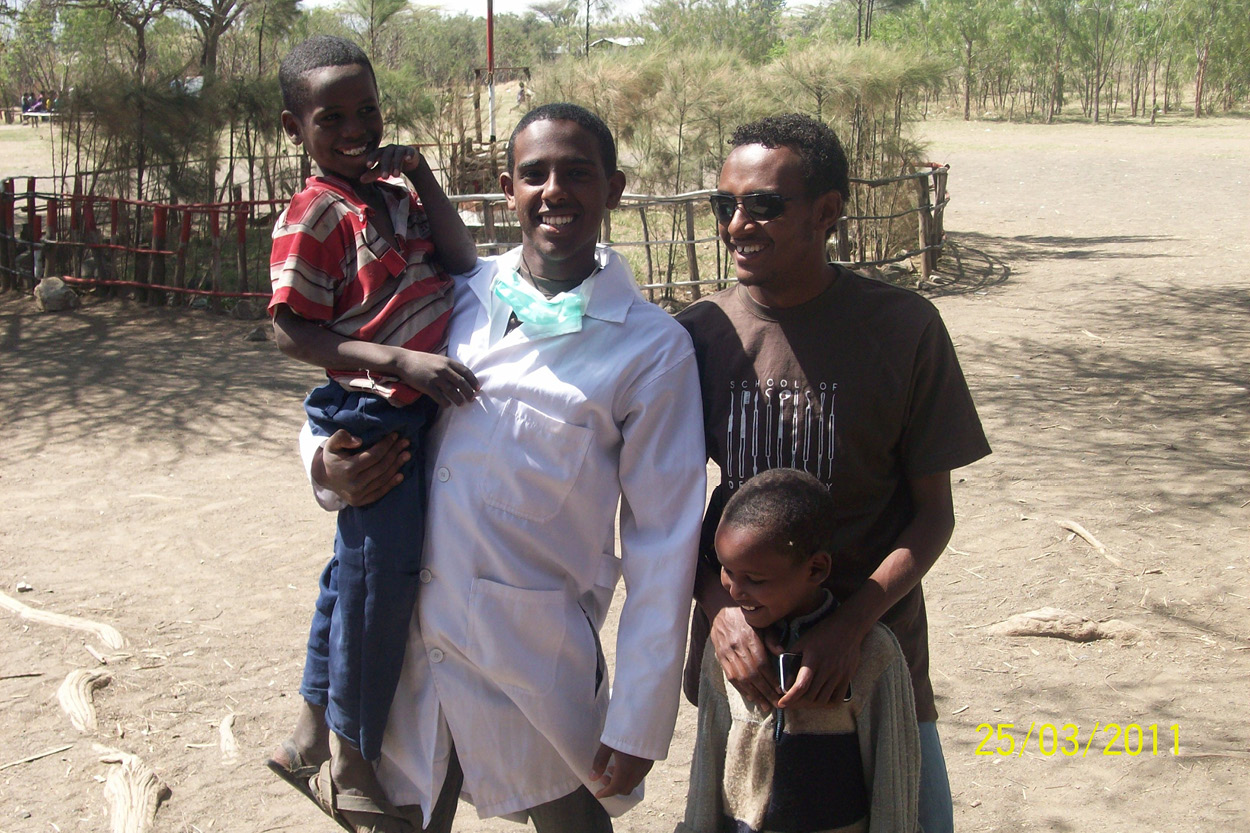  Jote Limeneh conducted research and taught elementary students about dental health in Ethiopia. 