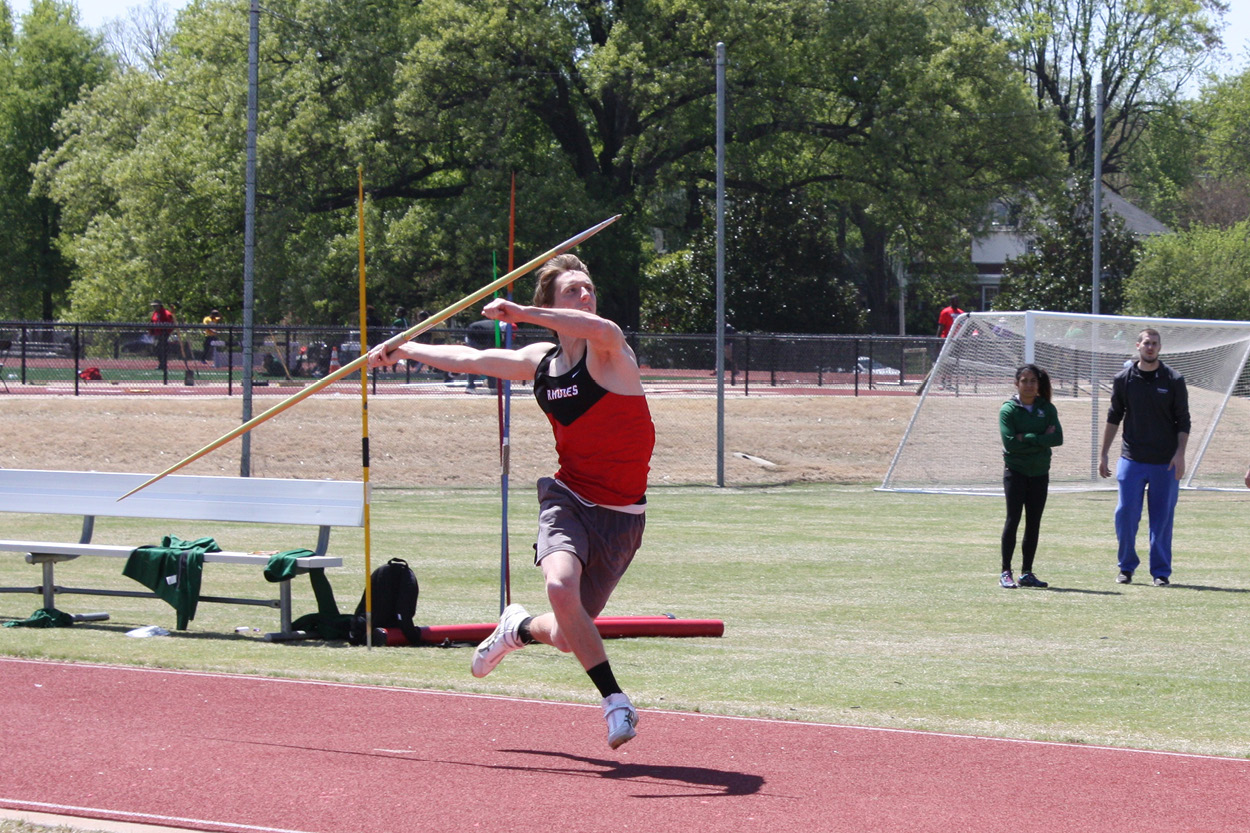 Peter Daniels completed a decathlon on a dare, opening the door to competing in pole vault and javelin in college. 