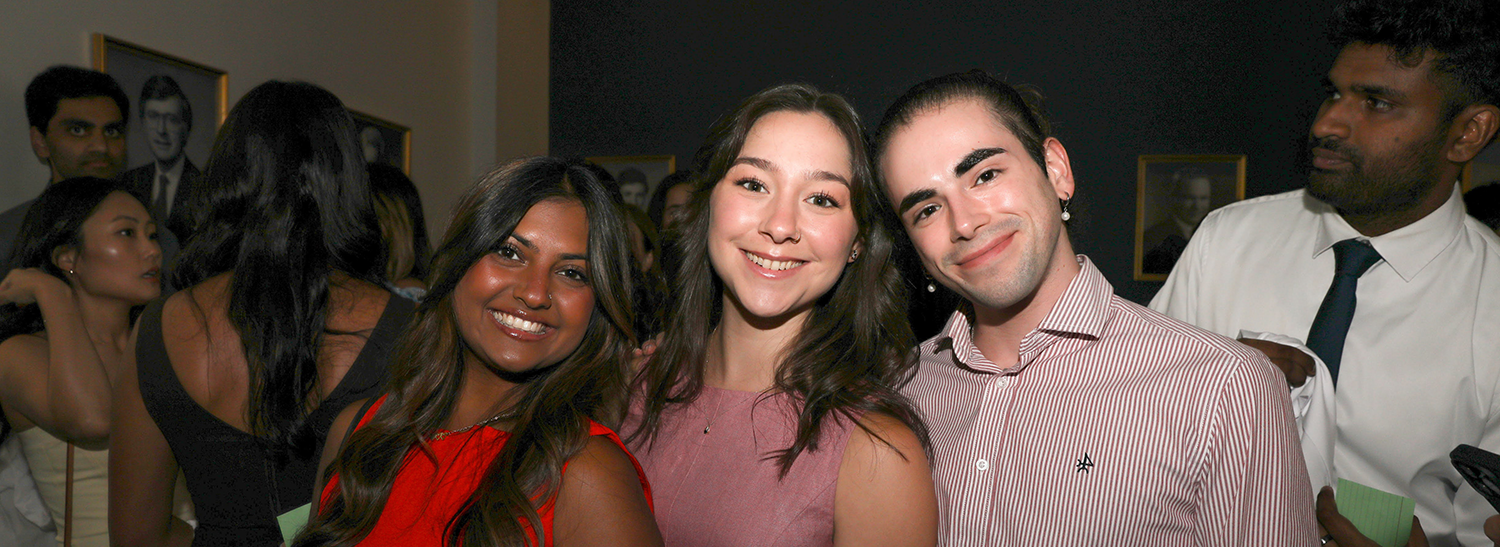 Students at the White Coat Ceremony