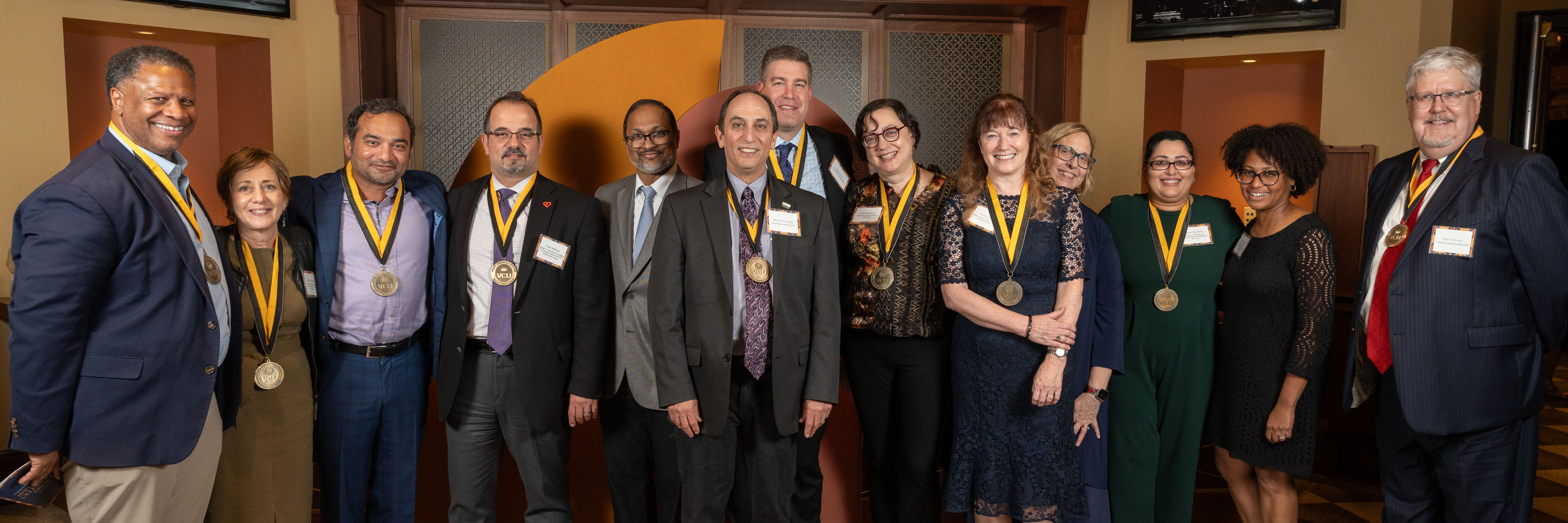 Department of Internal Medicine faculty commemorate recent appointments at VCU Investiture Celebration. Photo by VCU Development and Alumni Relations.