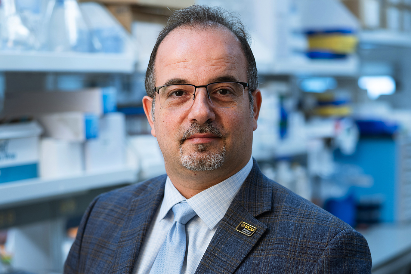Fadi N. Salloum, Ph.D. (Photography by Daniel Sangjib Min, MCV Foundation)