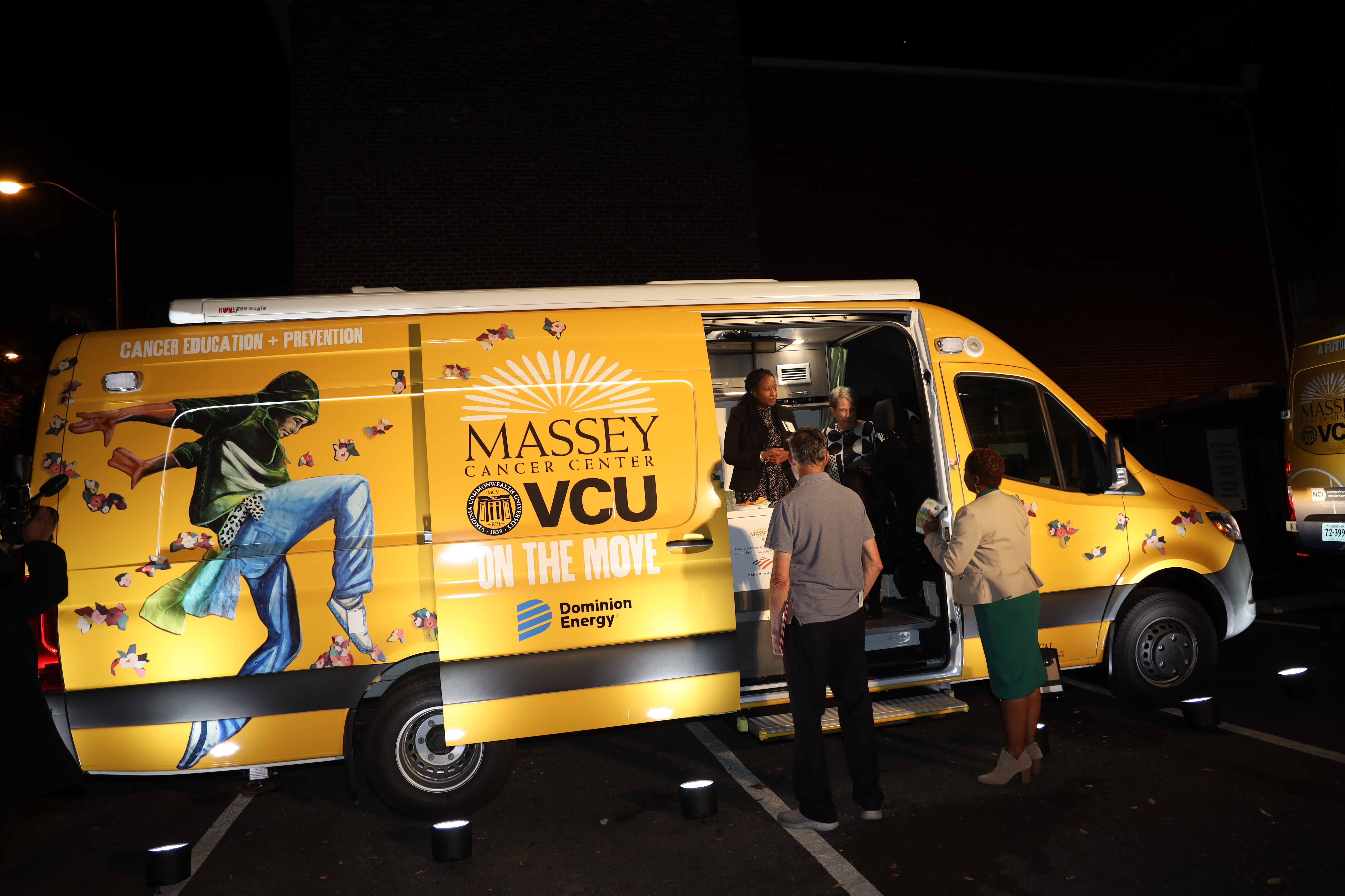 Massey on the Move van