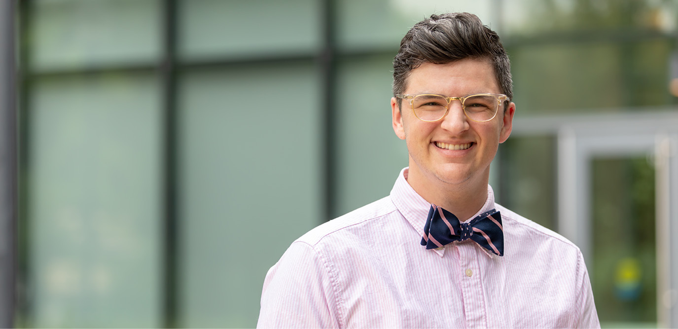 Liam Guenther, M.D., a resident in the Department of Psychiatry, came out as transgender early in his training. (Photo by DeAudrea 'Sha' Aguado, VCU School of Medicine)