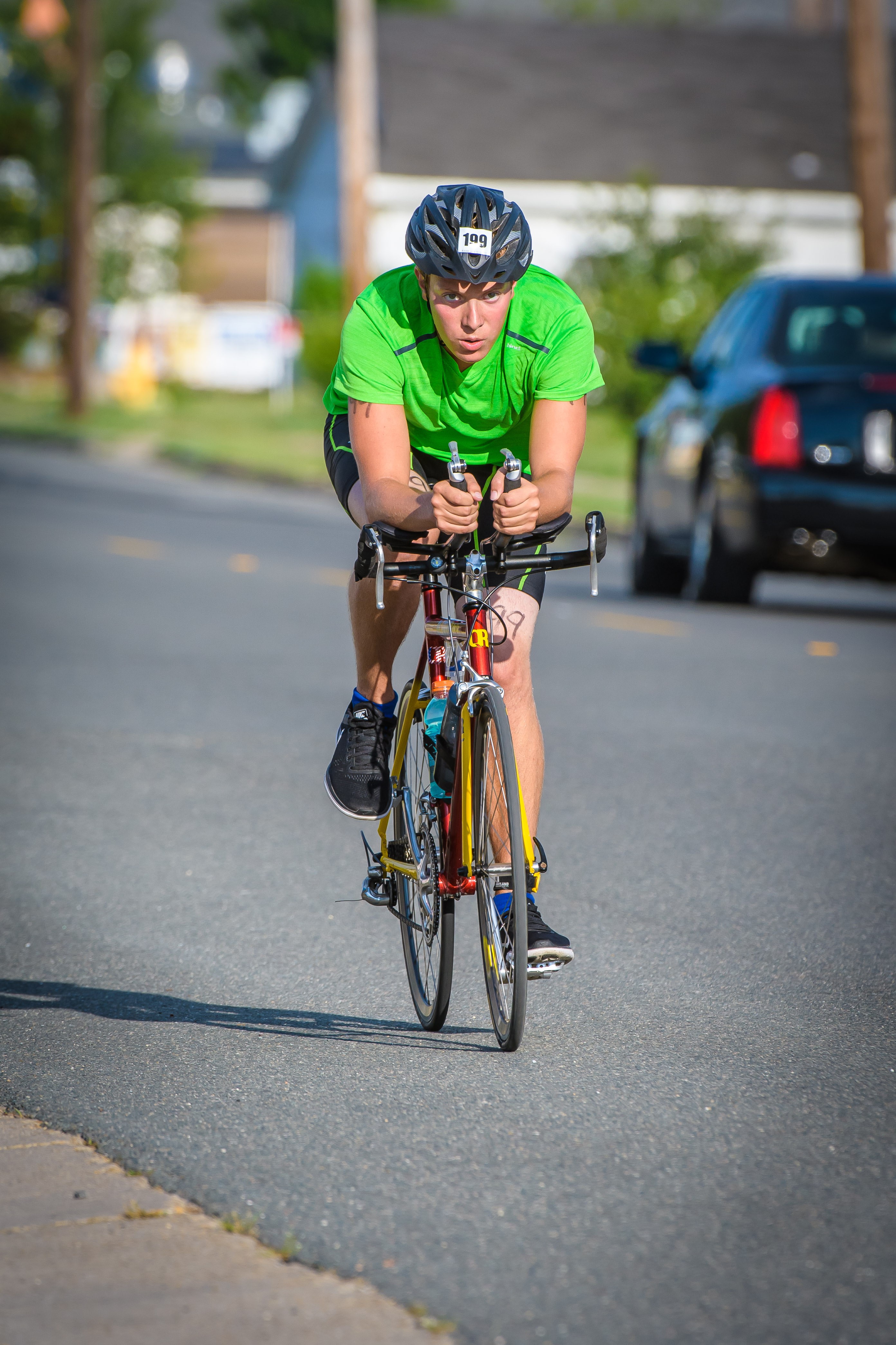  Brian Rothemich is an avid triathlete. 