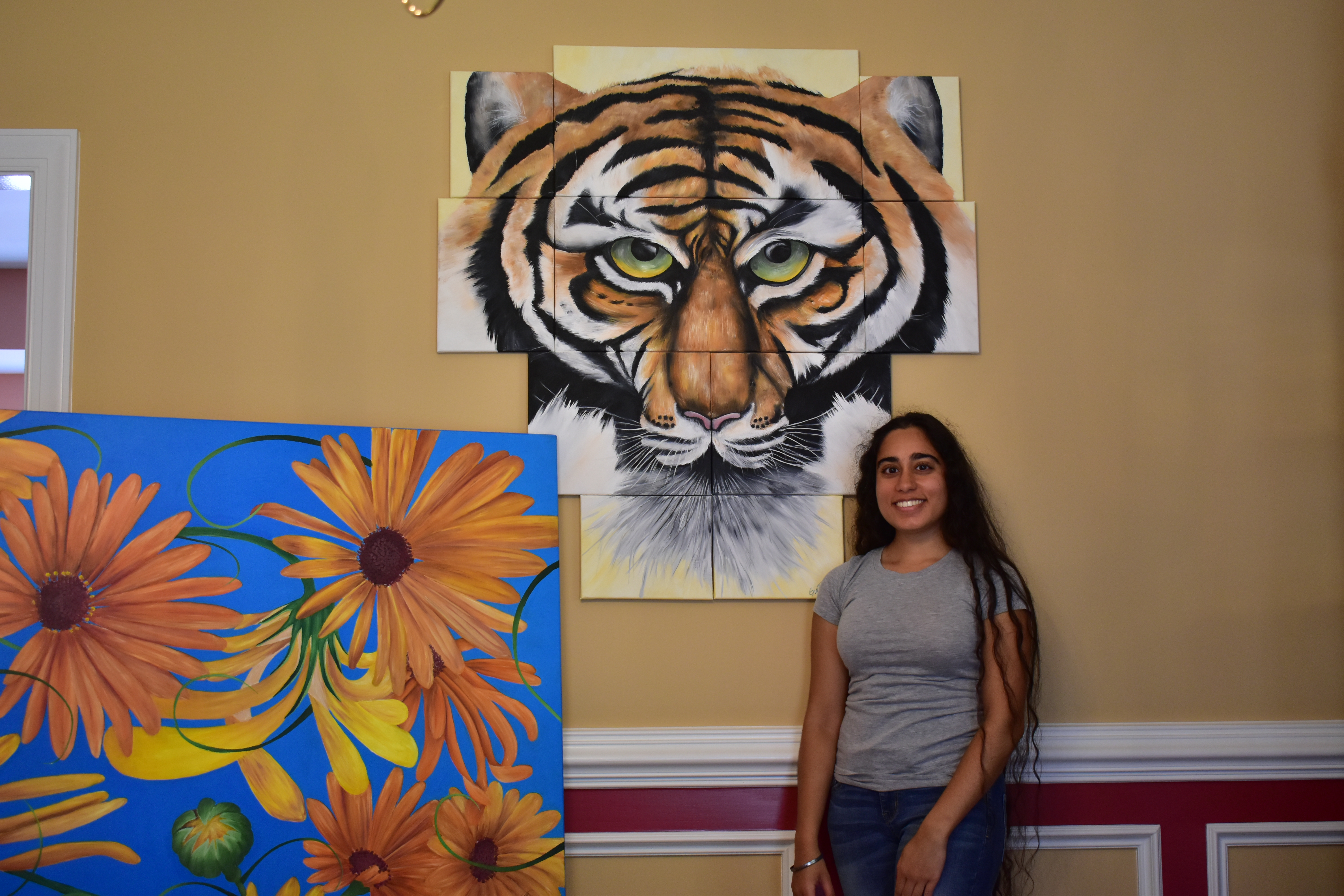  Gurbani Jolly has been drawing and painting for 13 years and has placed in multiple contests. 