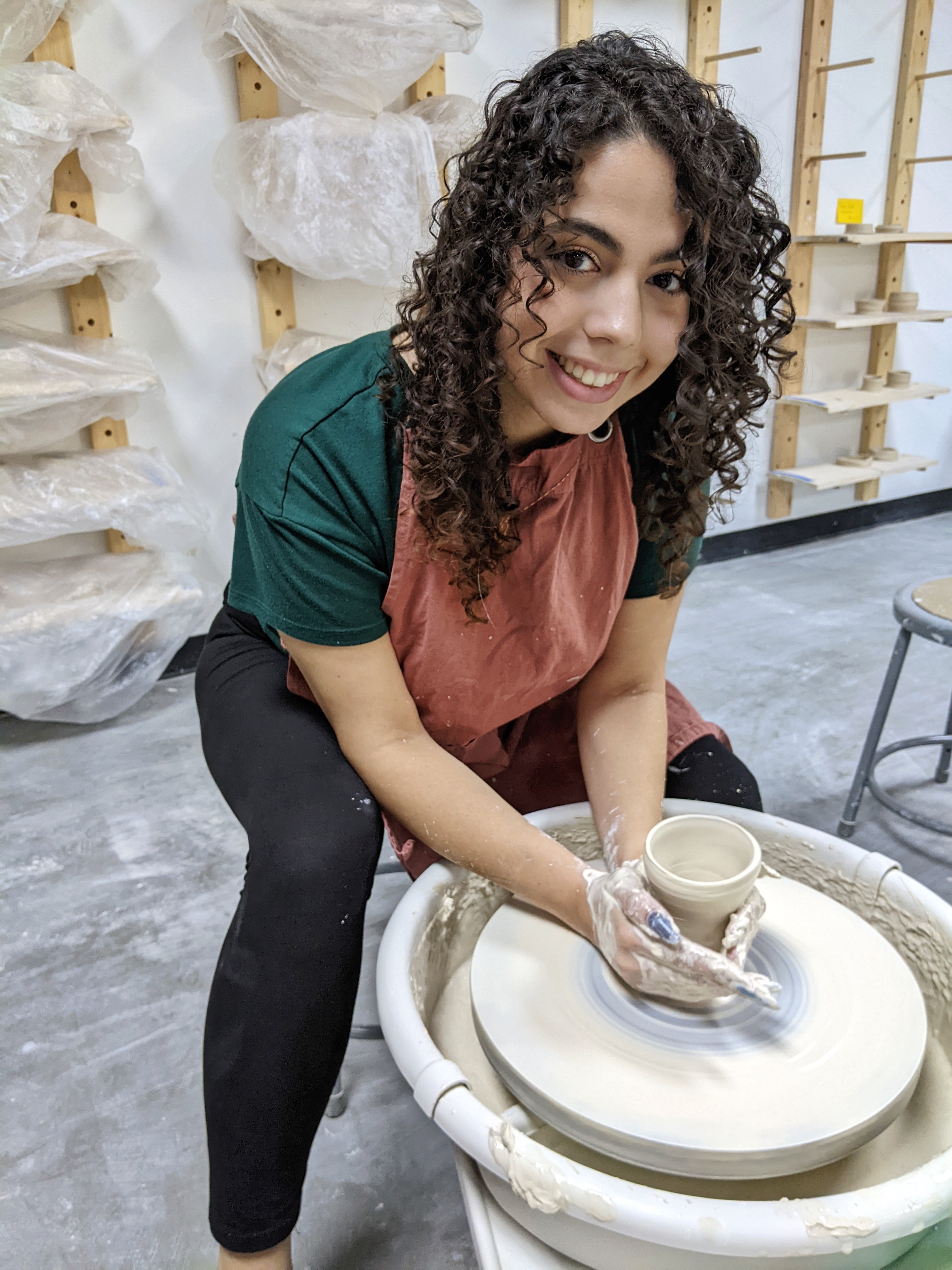  Kiana Rahimi took a pottery class in college and has made over 60 pots since. 