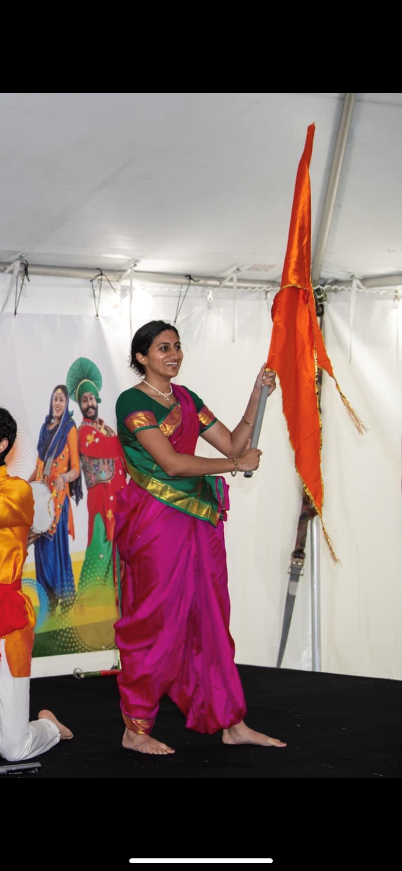  Tejal Patki danced at the Indian ambassador's house this summer. 