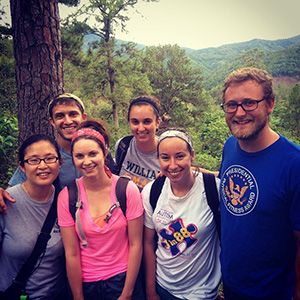This summer, the Class of 2018’s Kelli McFarling (second from right) traveled to both Honduras and Wise County, Virginia, to help provide health care to the underserved. She was struck by the similarities shared by the patients she met.