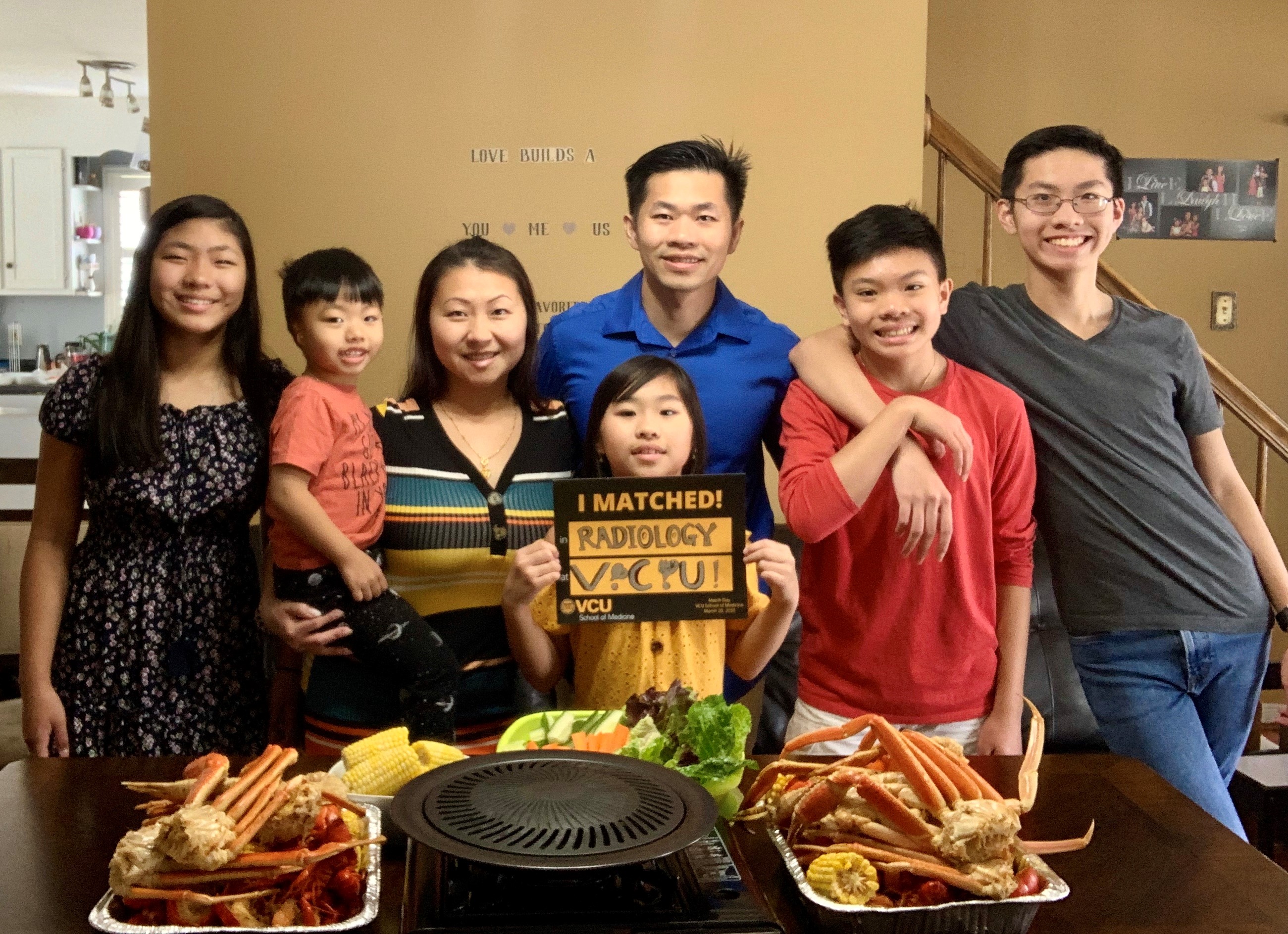 Medical Student Jay Pham with family