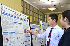 As an intern with the Heart, Lung and Blood Summer Research Program at Case Western Reserve University, medical student Zachary Maas had the chance to present his findings in a poster presentation this summer.