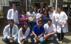 Medical students in Peru 