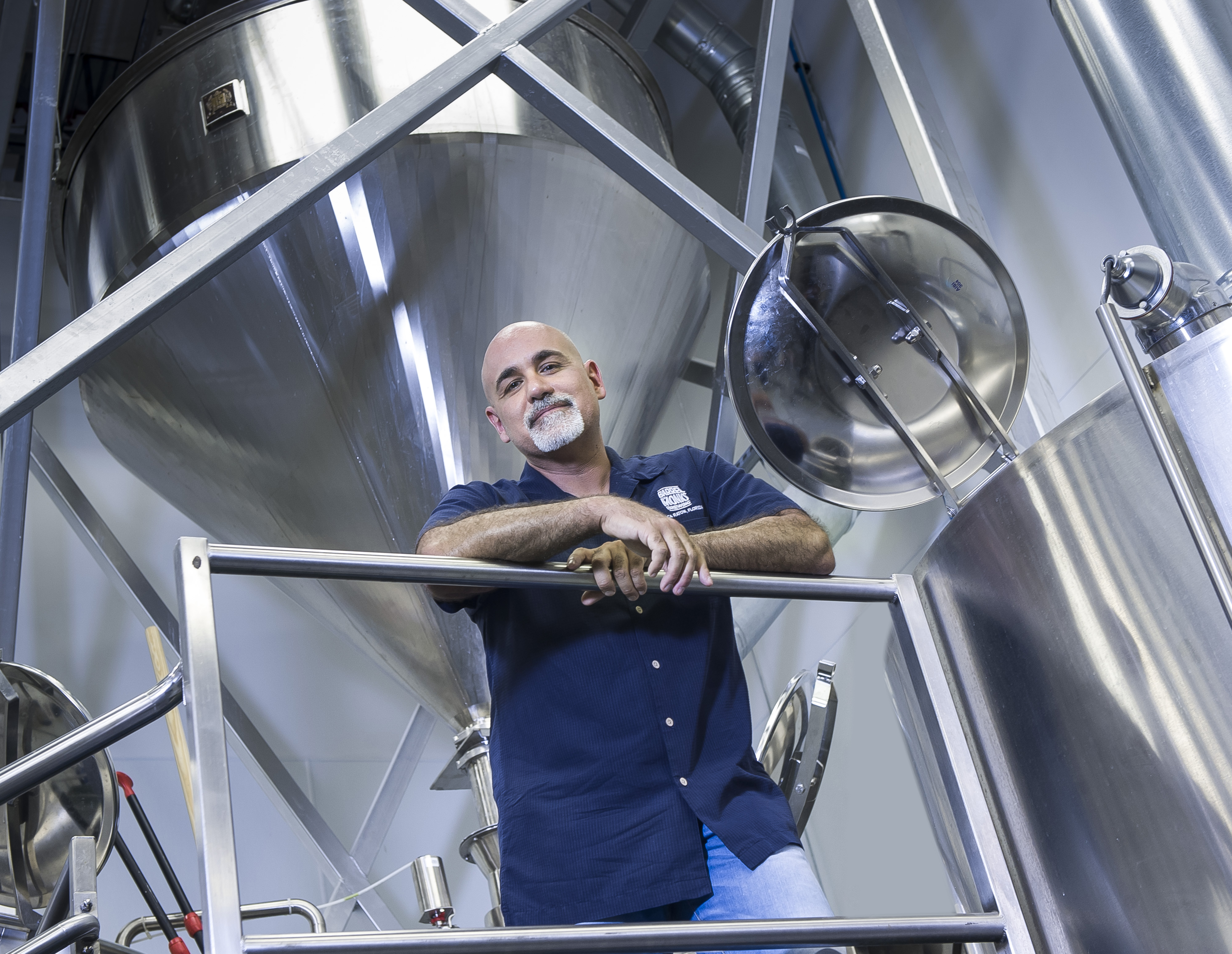 Radiologist Matthew Saady, M’94, H’04, moonlights as a sort of laboratory scientist. He’s a co-owner at Barrel of Monks Brewing, which is producing 15 variations of Belgian-style beer in its first year of operation.