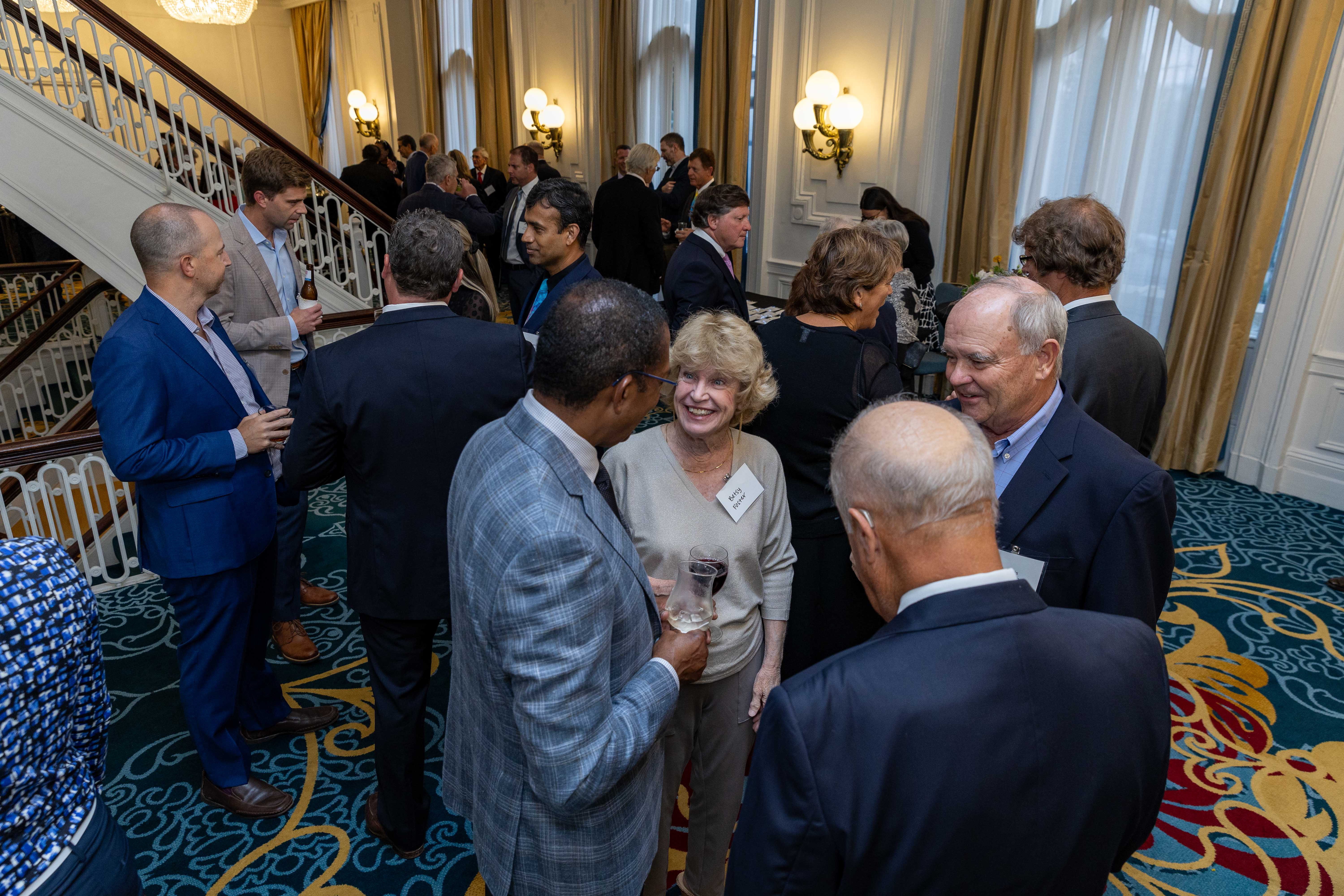 The event included more than 70 faculty, trainees and alumni, with some traveling from as far away as the West Coast and Hawaii. (Photo by Skip Rowland)   